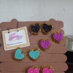 Aretes de Topitos de corazón