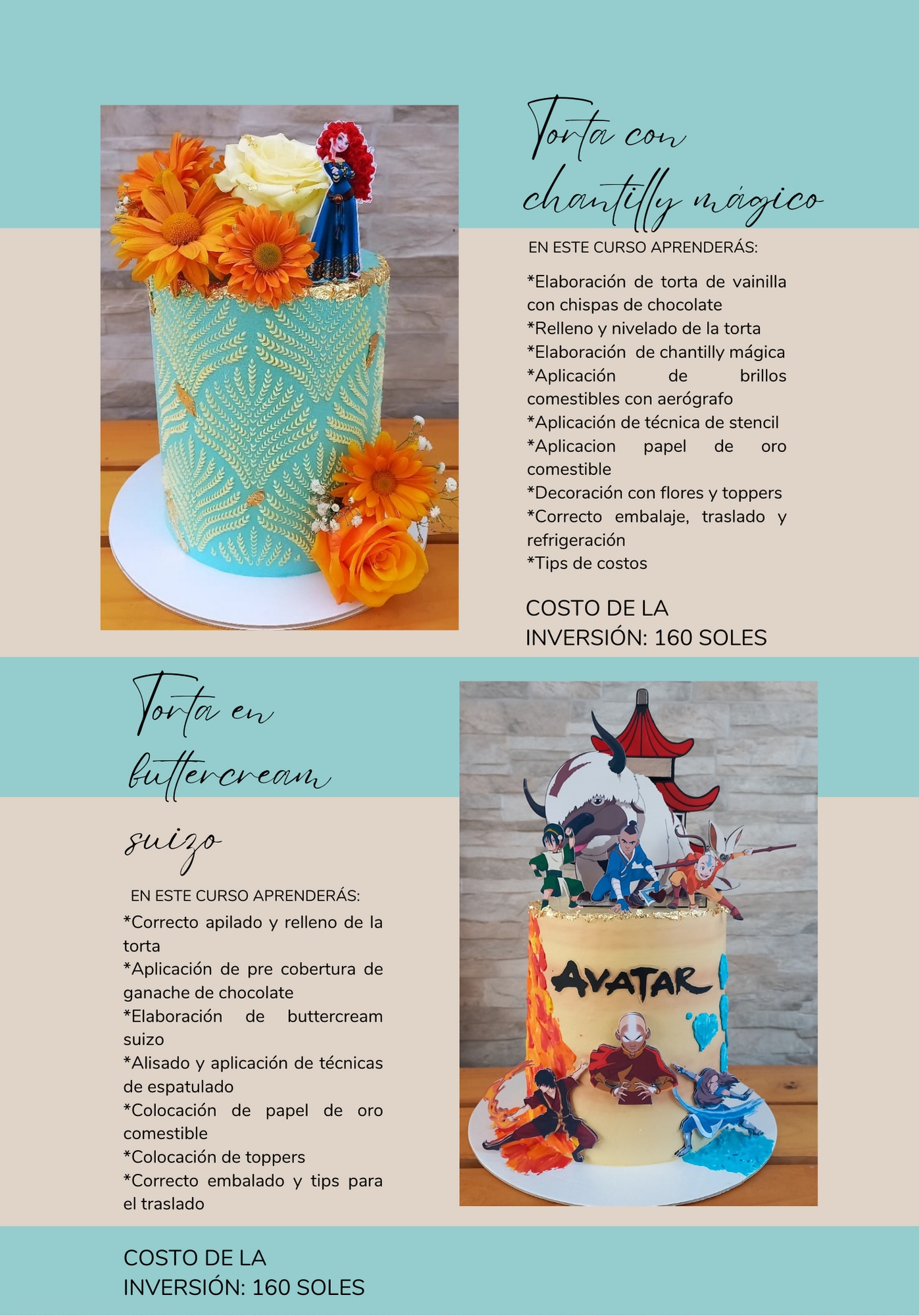 Clases de repostería