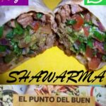 Shawarma: carne + pollo + queso + jamón + ensalada + cremas