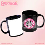 Taza 11 oz full color negra personalizada