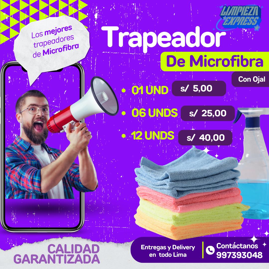 Trapeador de Microfibra