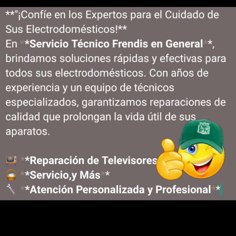 Servicio técnico en general FRENDIS