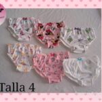 Trusas Niñas talla 4